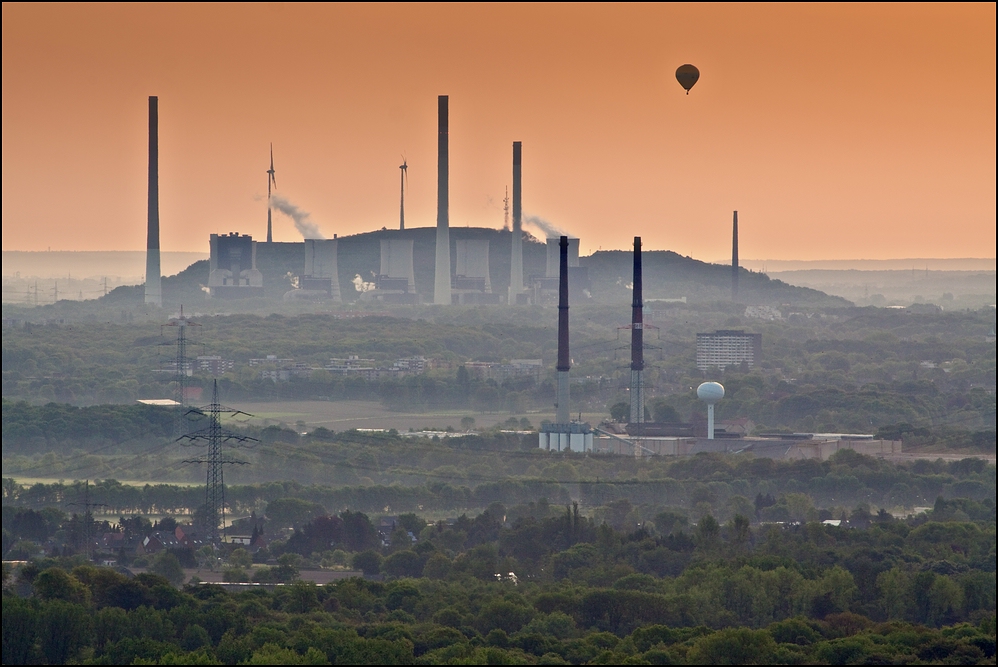 Sonnenaufgang im Ruhrgebiet