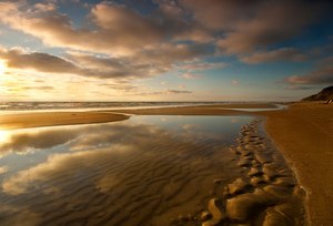 Abend an der Nordsee