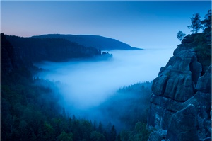 Heringsgrund in blau