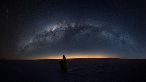 Milchstraße über dem Salar de Uyuni