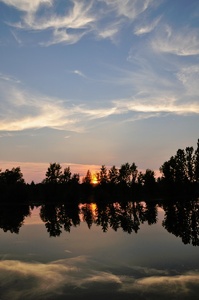 Sonnenuntergang am See