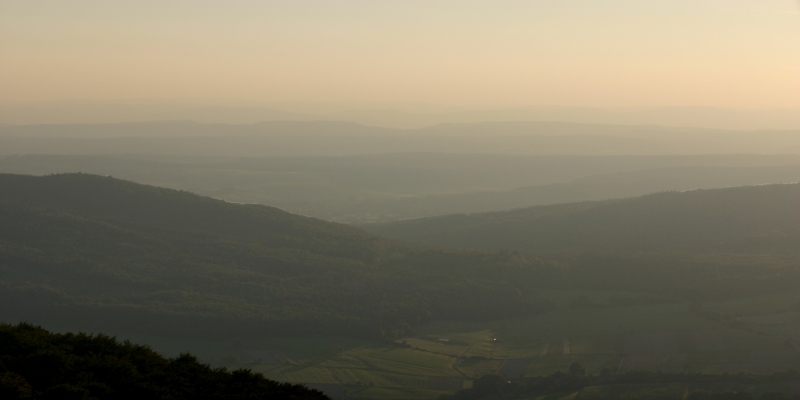 Blick vom Kellerwaldturm