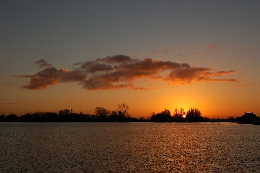 Sonnenaufgang Langweer/NL (ND)