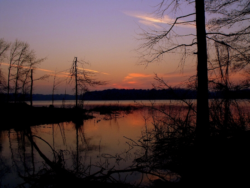 Sonnenuntergang in der Wedau