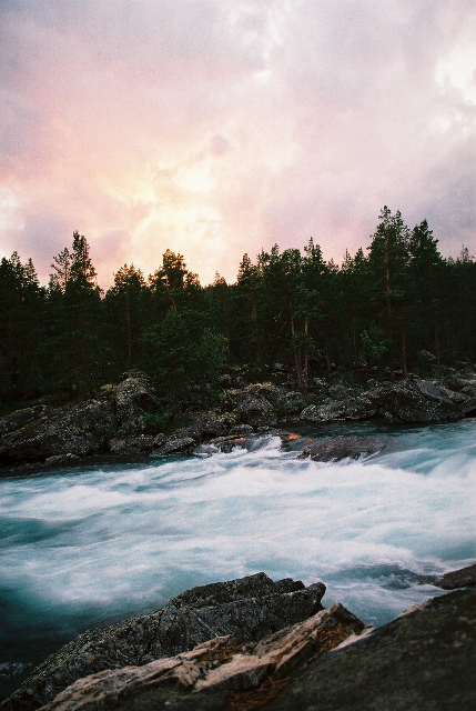 Sonnenuntergang in Norwegen