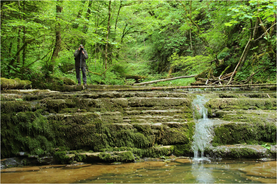 Martin in der Wutachschlucht