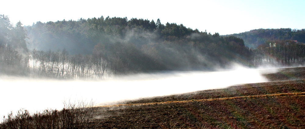 kriechender Nebel