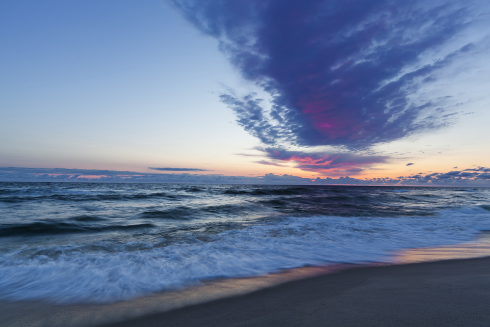 Blaue Stunde am Meer