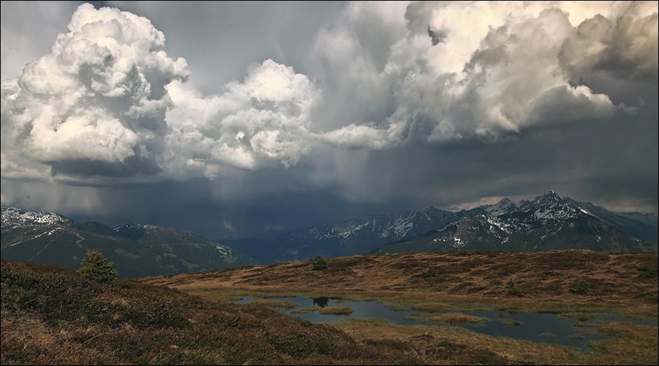 Wolkentürme über dem Hochmoor