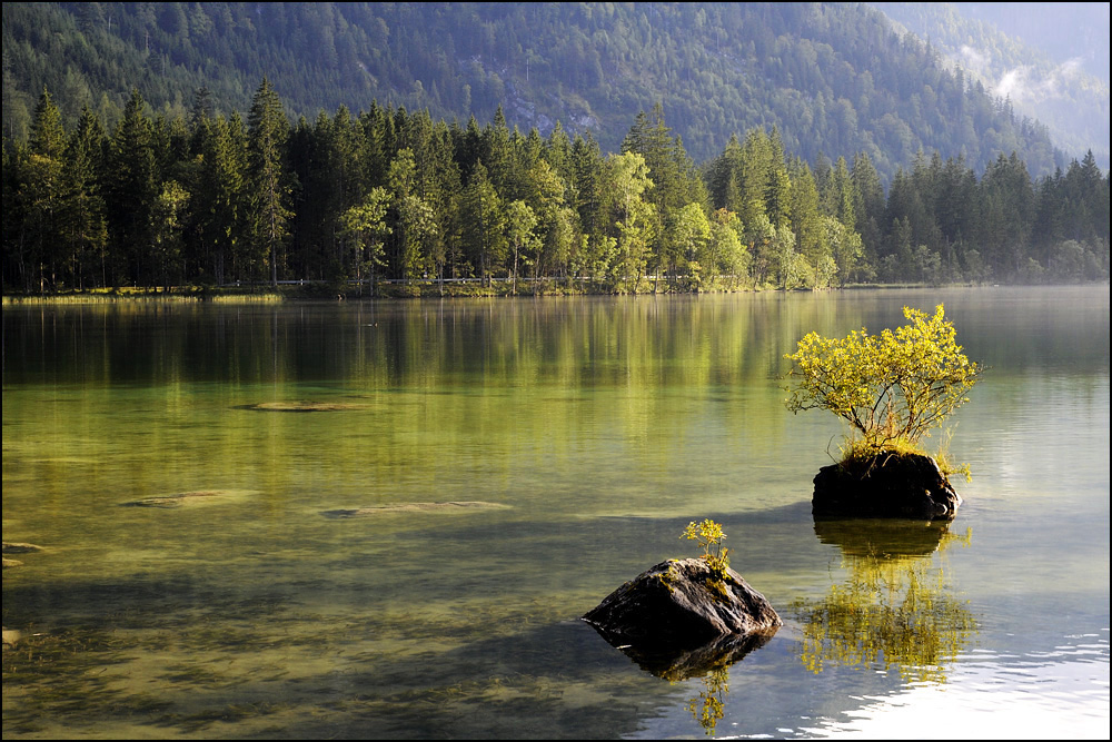 Abends am See