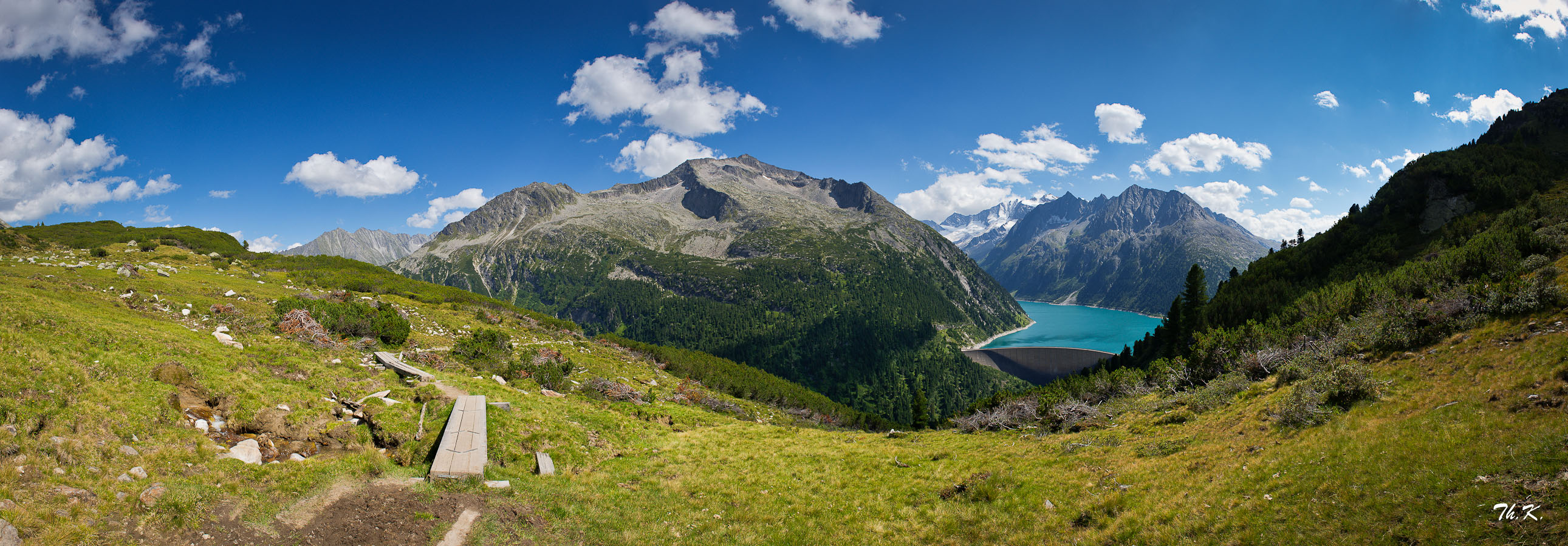 Blick auf den Schlegeisstausee