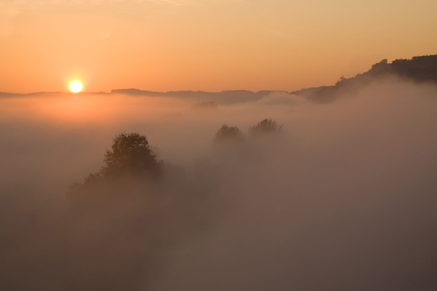 Ein traumhafter Morgen an der Ruhr