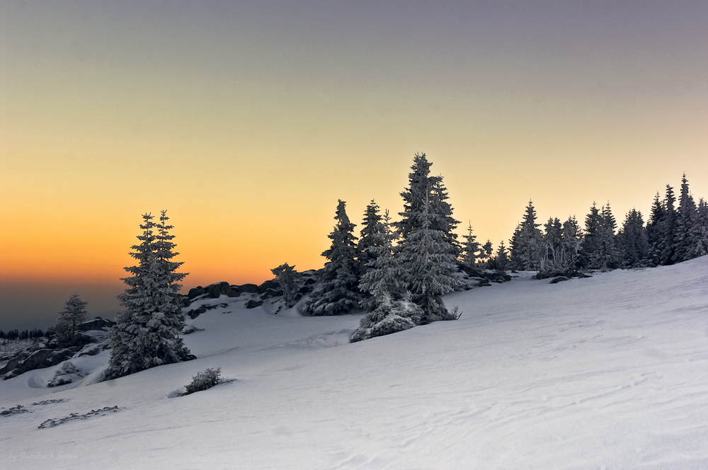 Sonnenuntergang am Gaberl