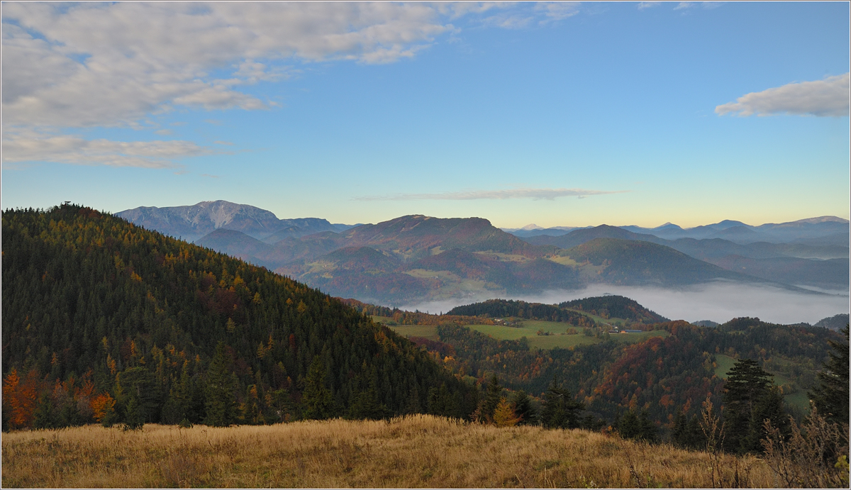 *Herbstmorgen auf der Hohen Wand*