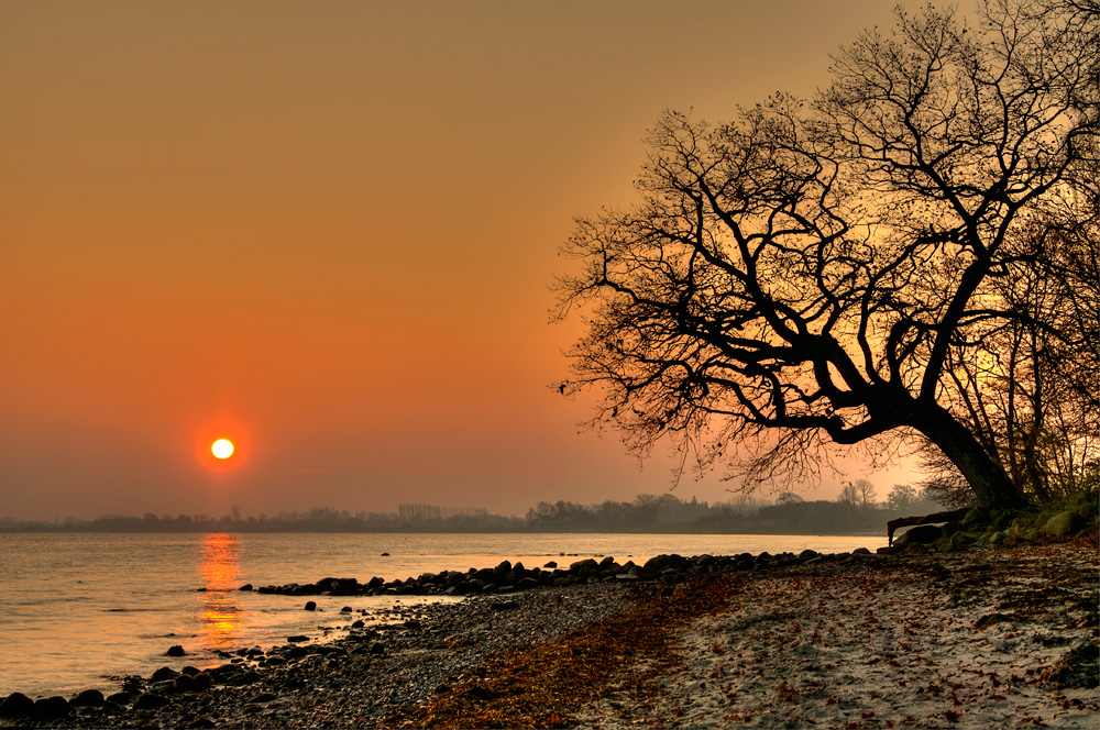 Sonnenaufgang in Schleswig-Holstein