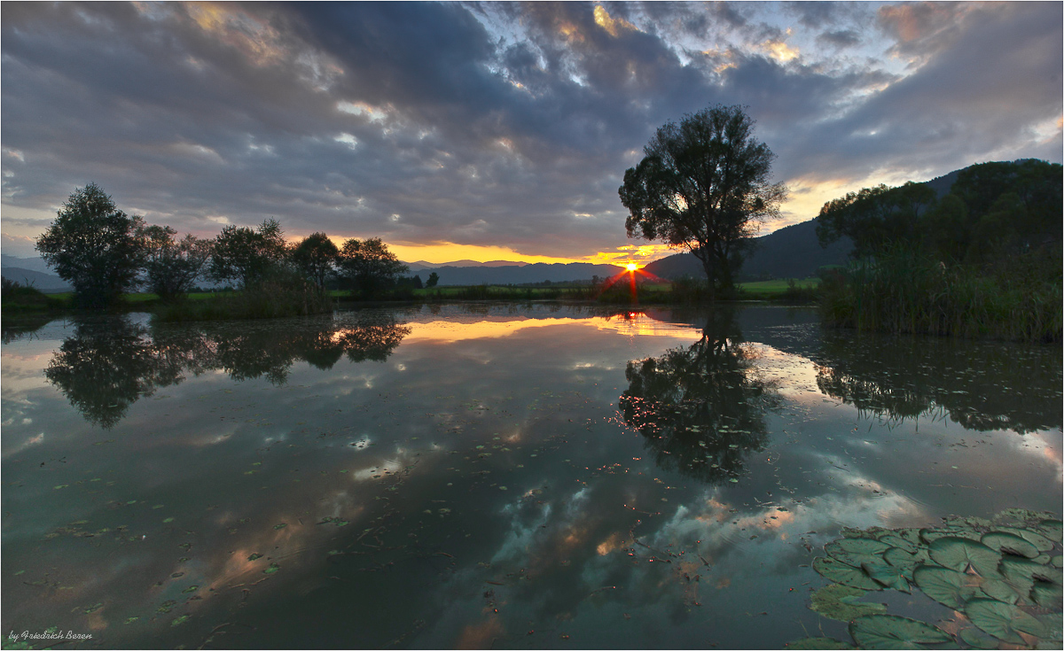 Sonnenuntergang am See