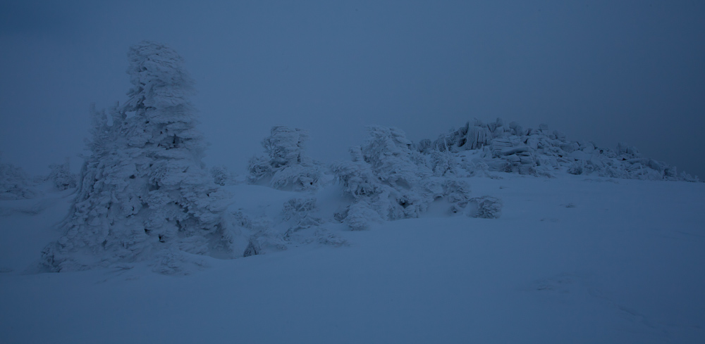 Es gab Schnee im Riesengebirge