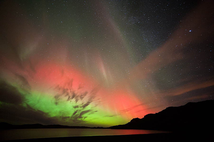 Nordlichter über dem Kleifarvatn