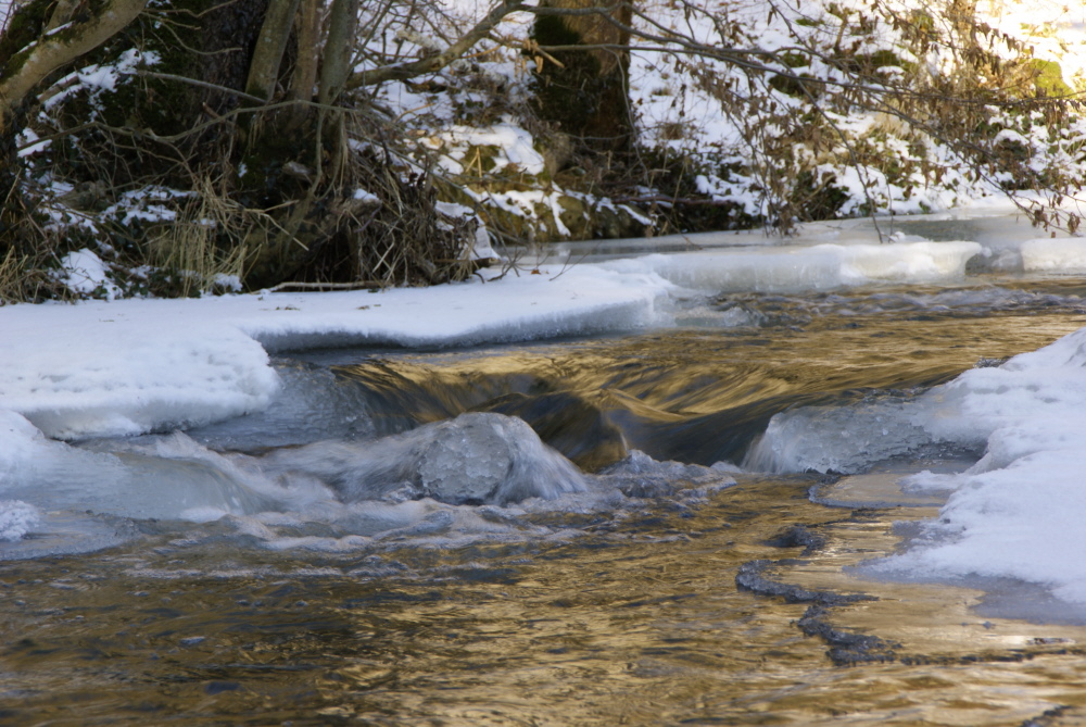 goldener Fluss