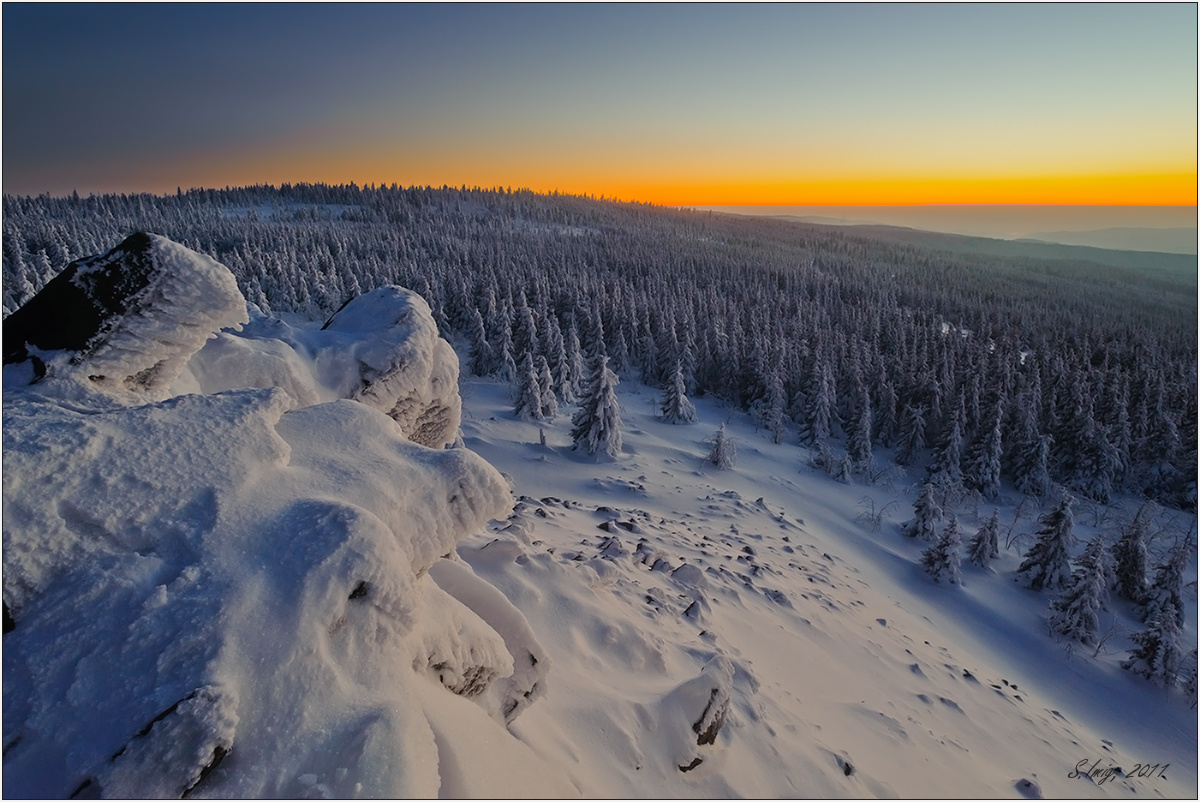 Winter auf der Wolfswarte