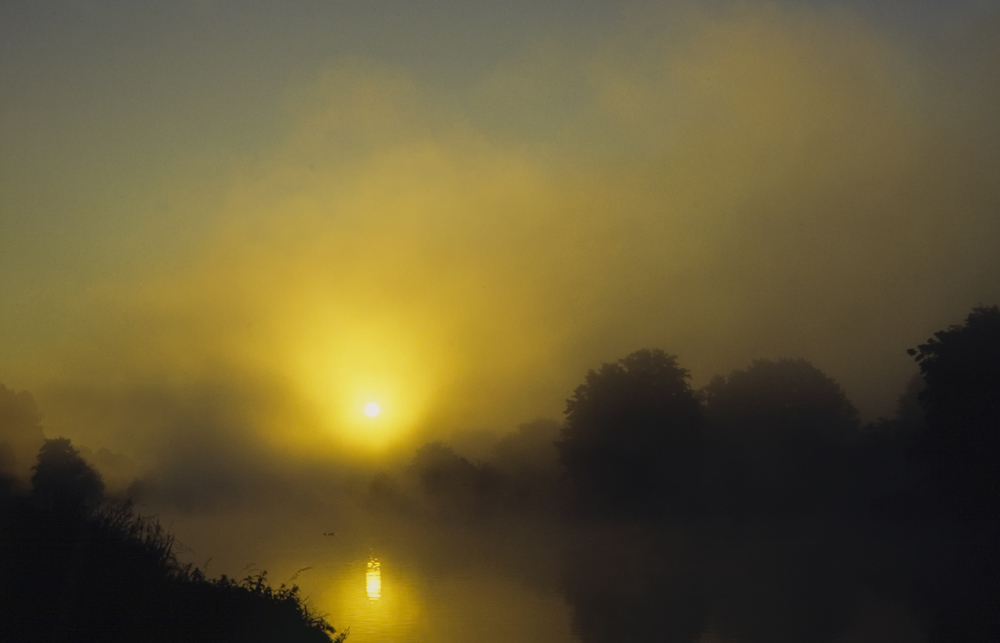 Sonnenaufgang an der Ruhr