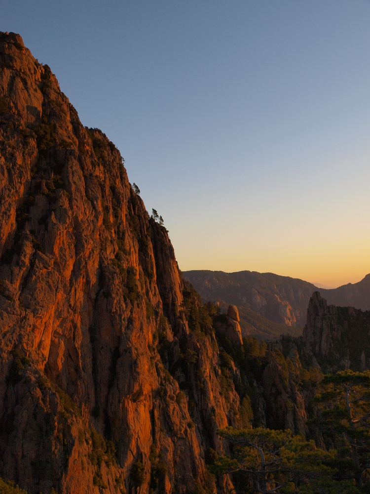 Sonnenaufgang an der Bavella