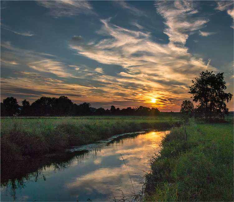 Abends an der Abens ...