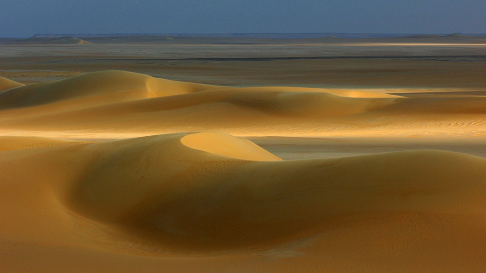 Das Gold der Dünen im Sandmeer