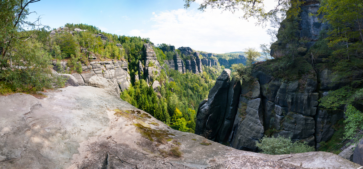 Im Elbsandstein-Gebirge...