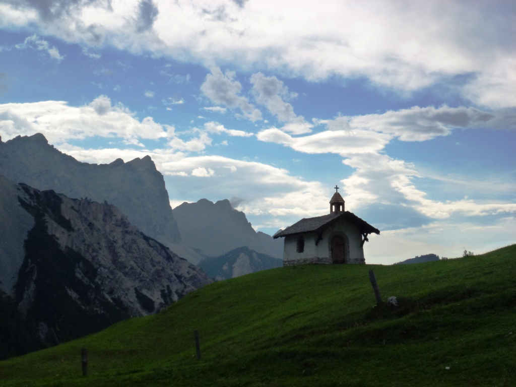 Kappelle beim Hallangerhaus im Karwendel