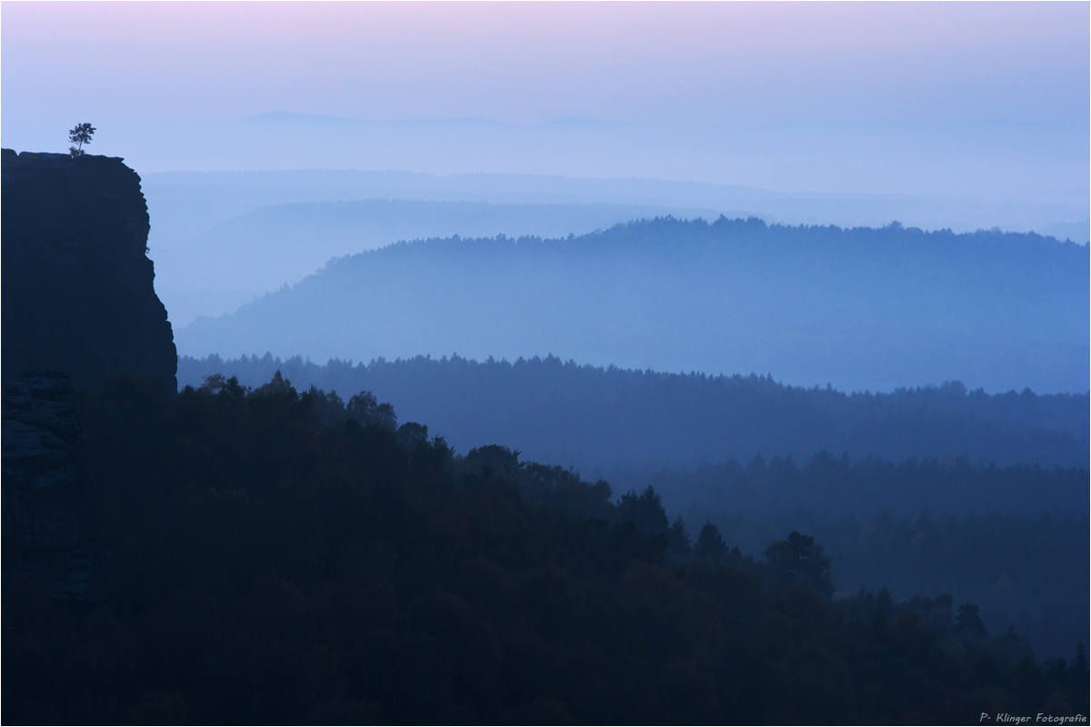 Abends am Papststein