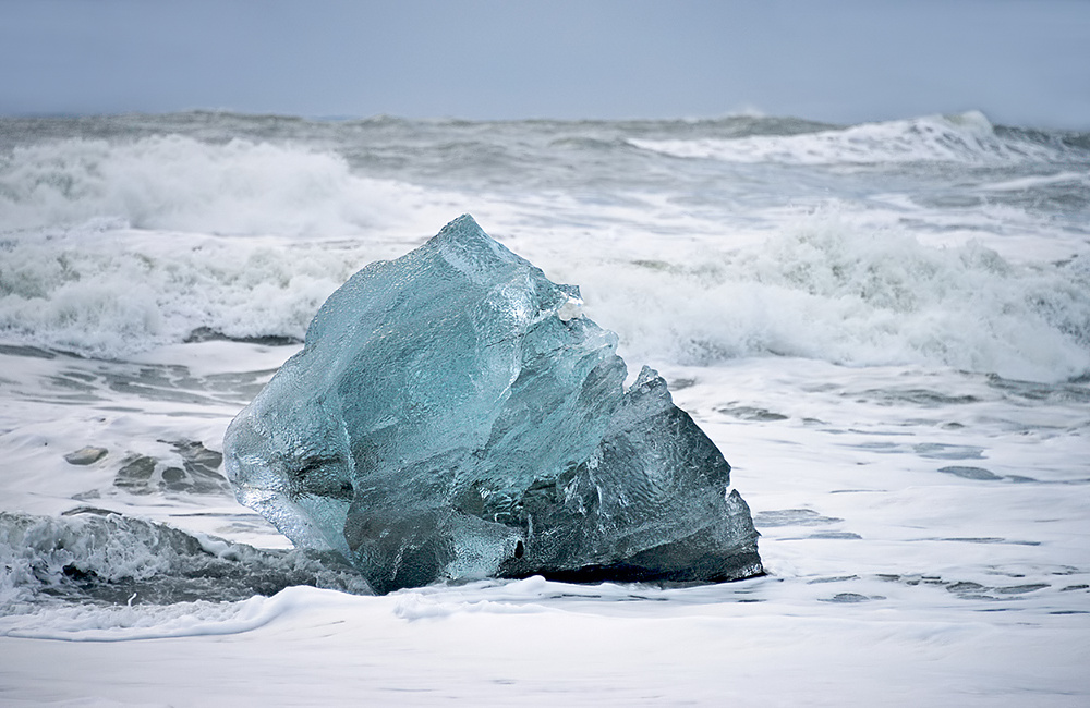 Eisstückchen