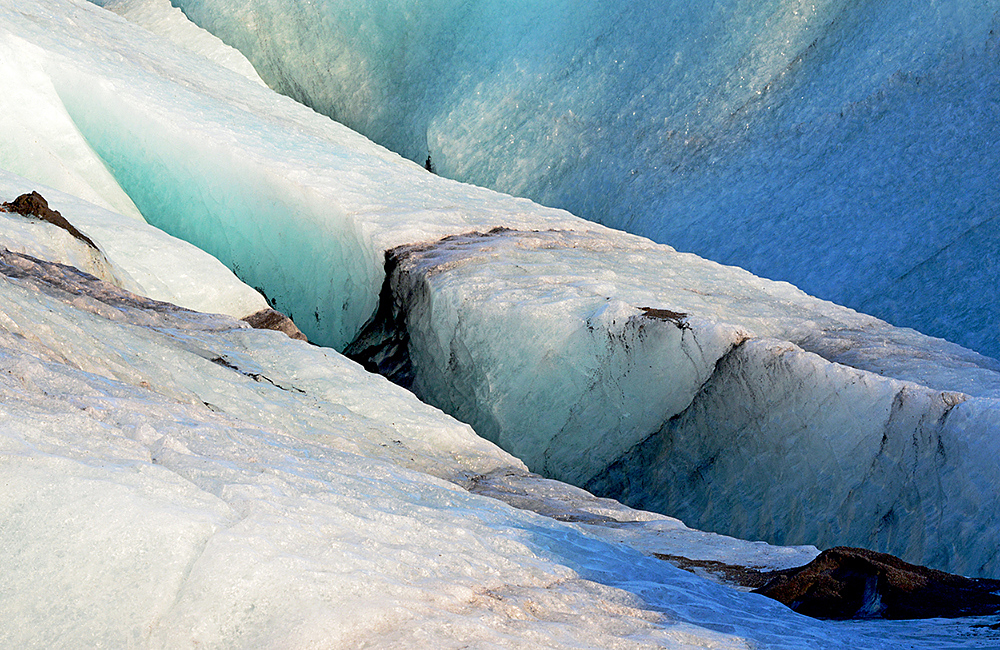 The colours of ice.