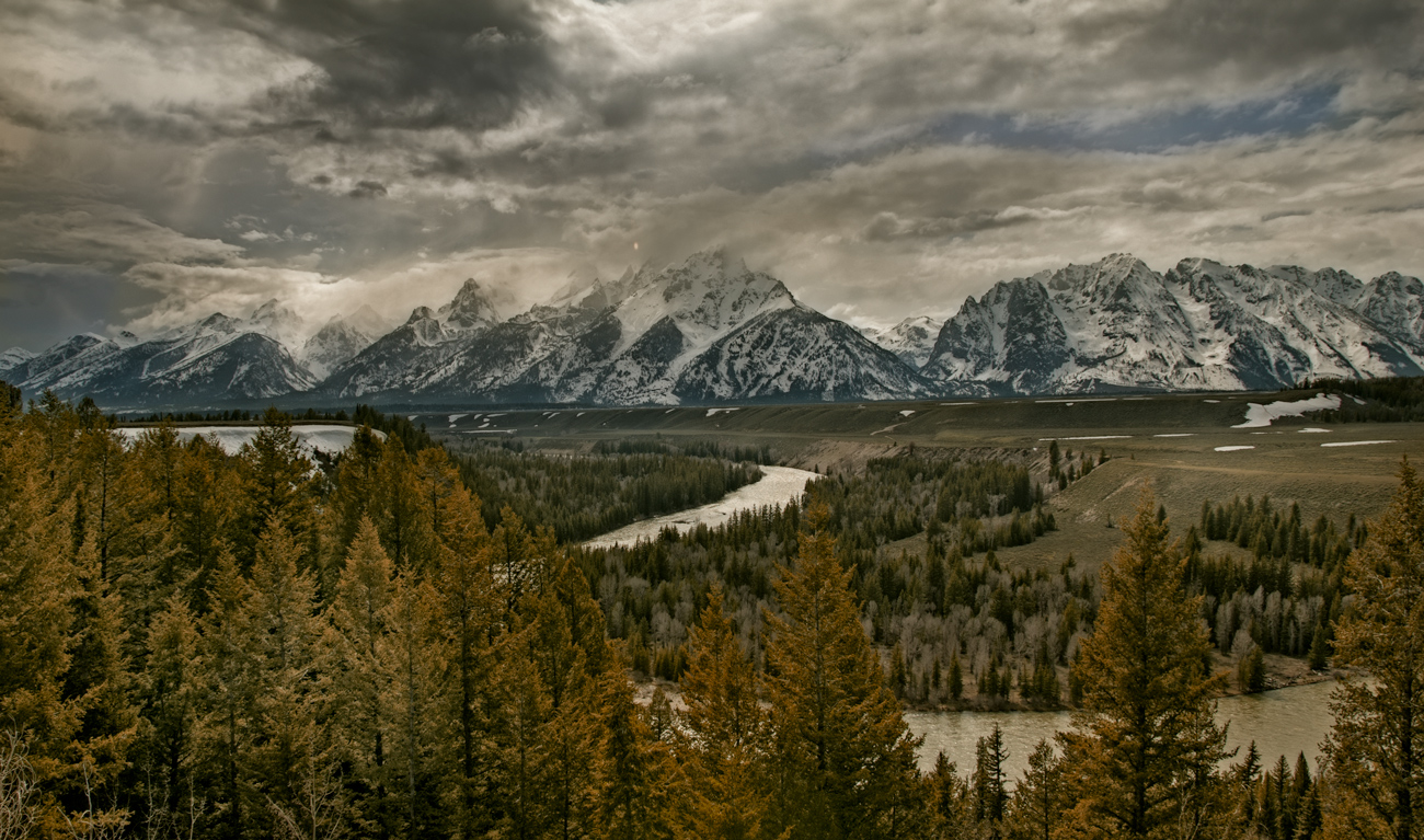 Grand Teton am Abend