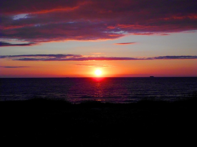 Sonnenuntergang in Dänemark