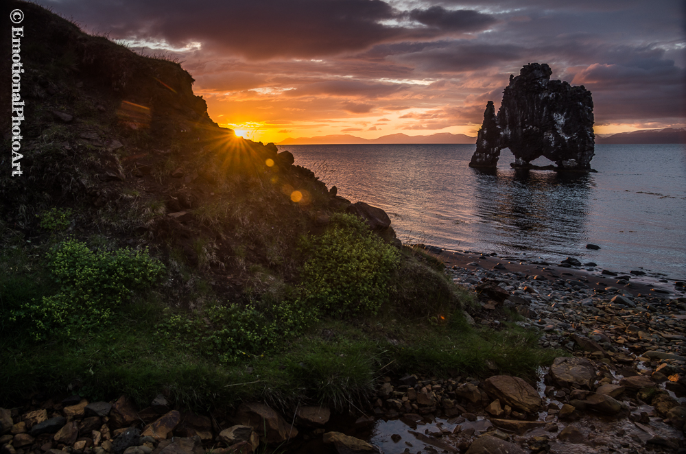 Hvitserkur Sonnenaufgang