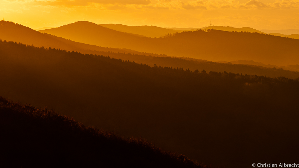 Sonnenaufgang im Osnabrücker Land