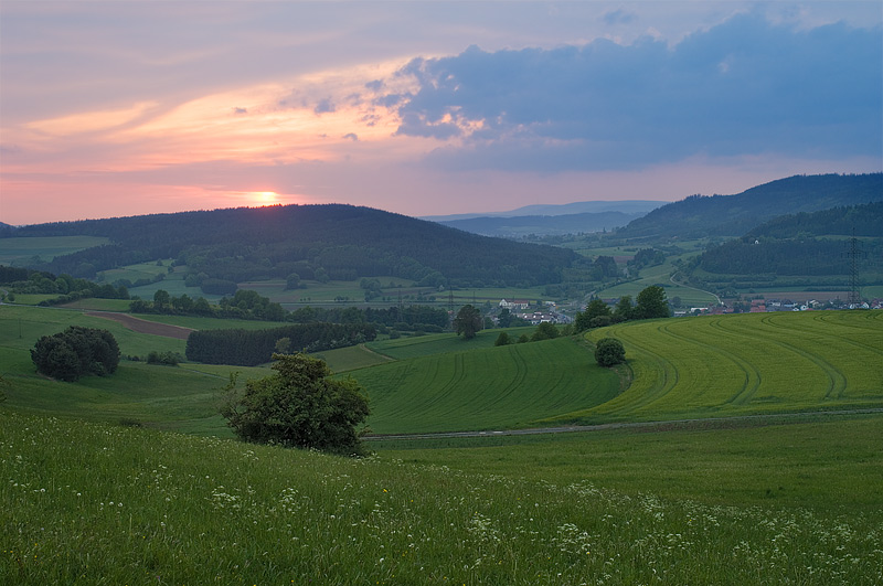 Blick auf das Kronachtal