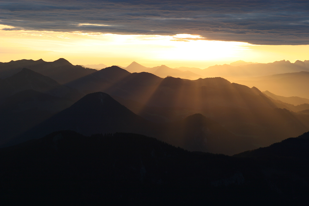 Erstes Morgenlicht