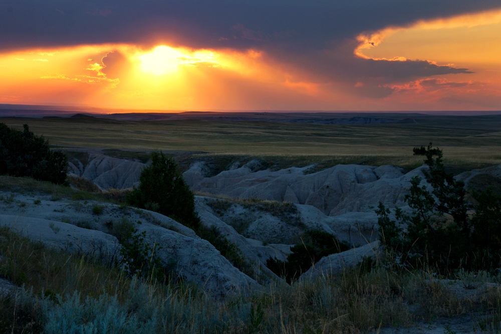 Abendstimmung in South Dakota