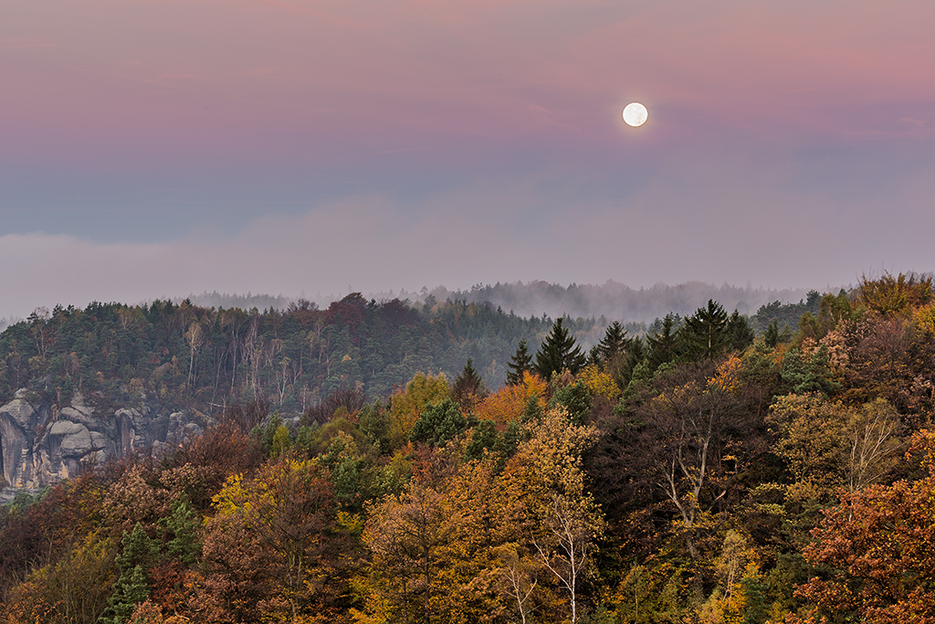 Sonnenaufgang an der Bastei