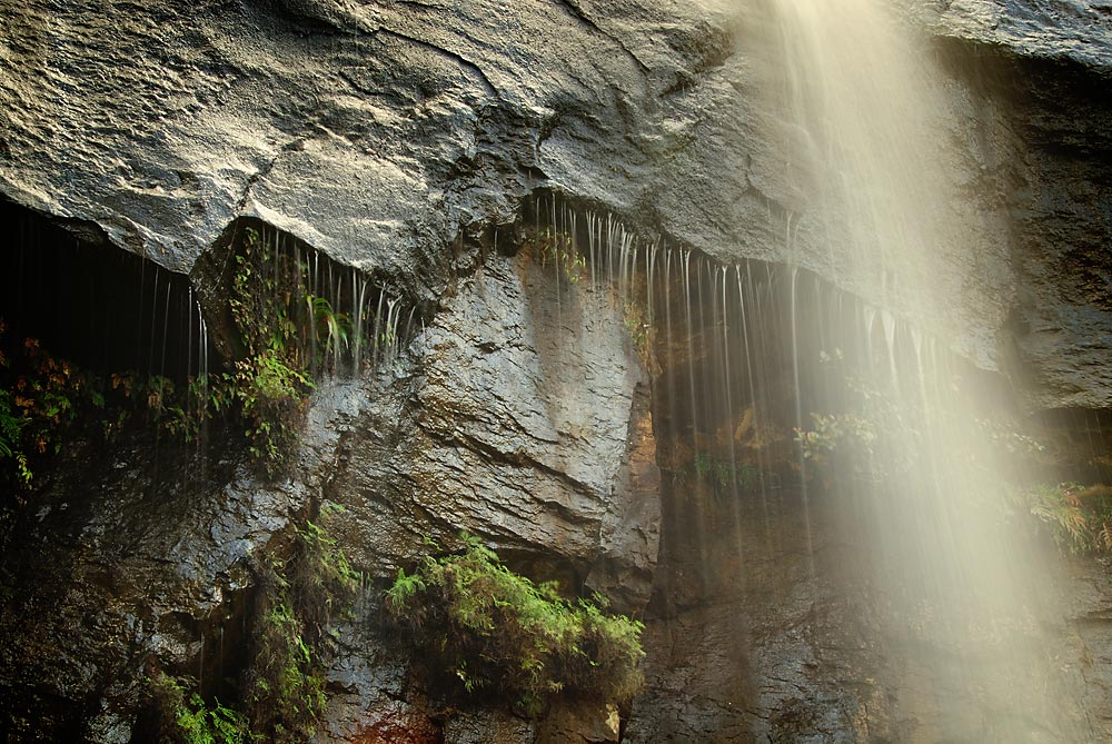 Wasser, Fels und Grün