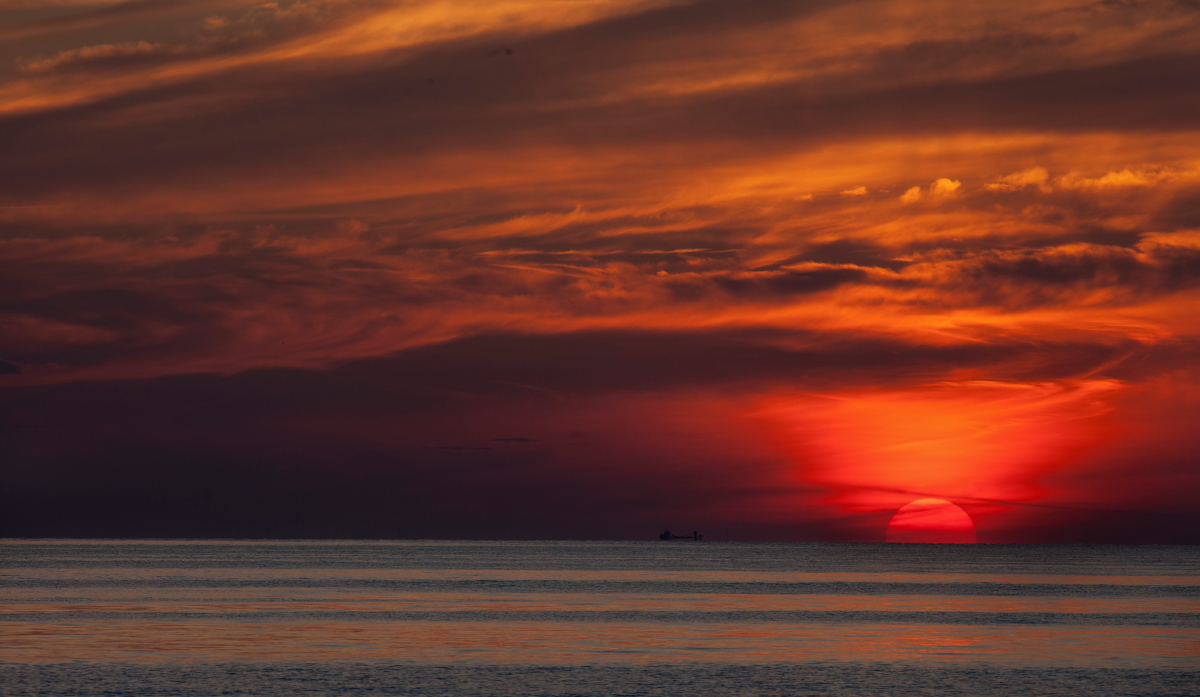 Ein Abend an der Ostsee