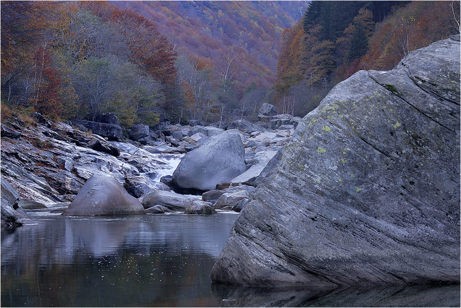 Herbstabend an der Verzasca