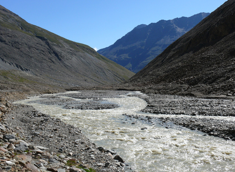 hinteres Ötztal, Abfluss des Hintereisferners