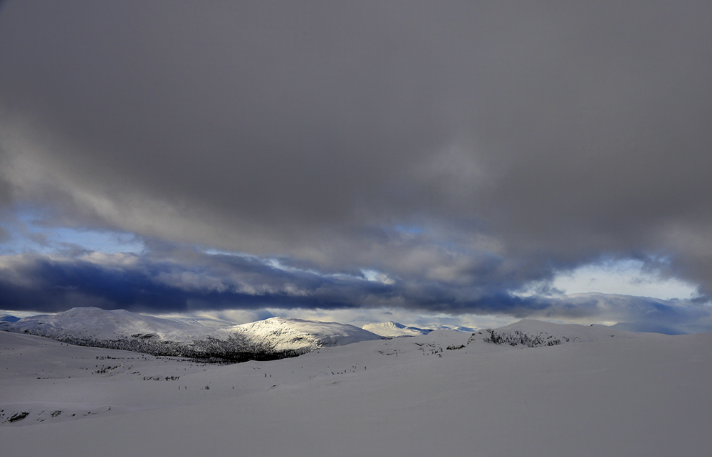 Schwerer Himmel  im Sarek NP