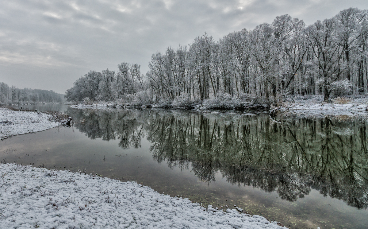 Ein wenig Schnee...