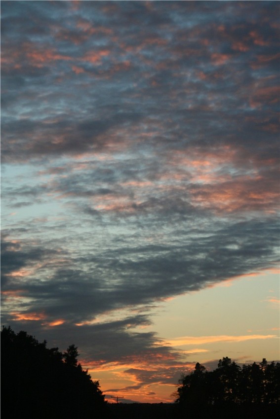 Sonnenuntergang im Dezember