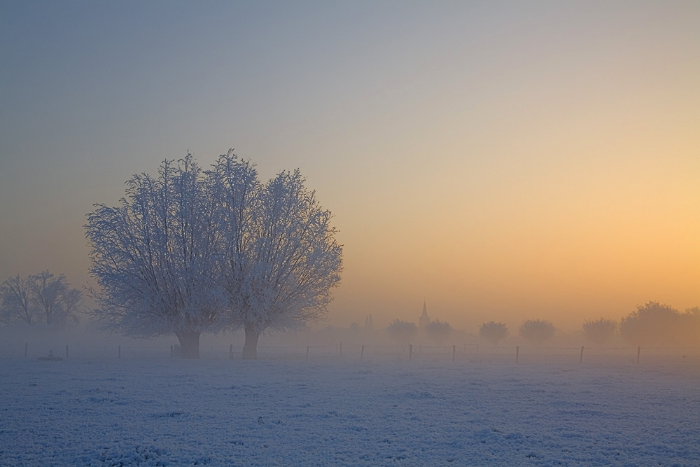 Im Winter kann es auch am Niederrhein schön sein...