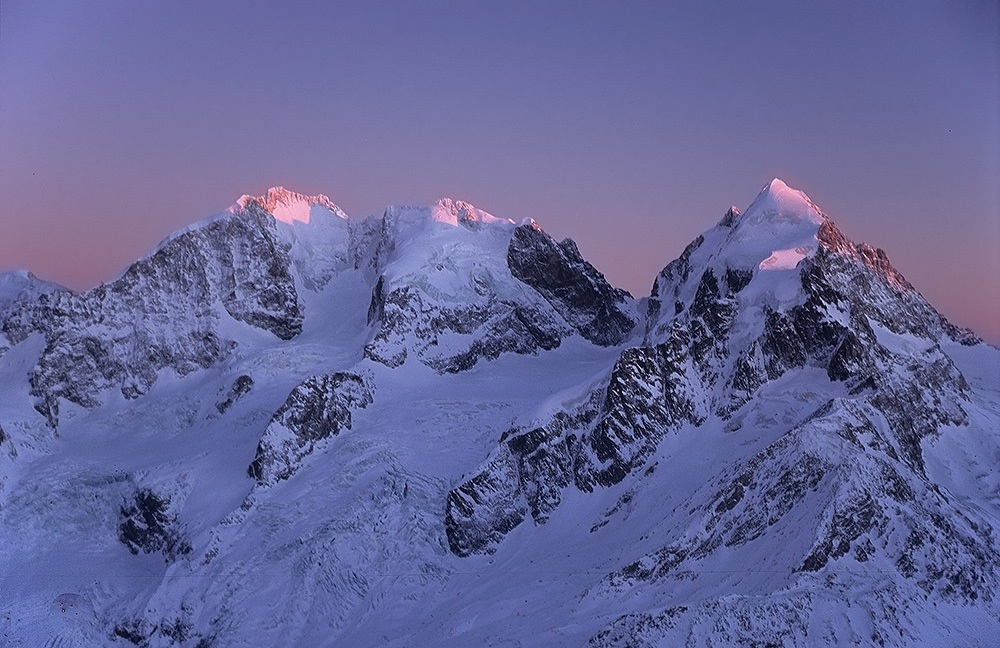 Sonnenuntergang im Engadin